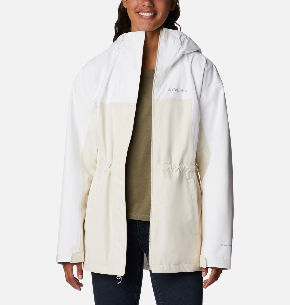 Куртка мембранная женская Columbia Hikebound Jacket 2034721-191 бежевый/белый - фото 7 - id-p212052162