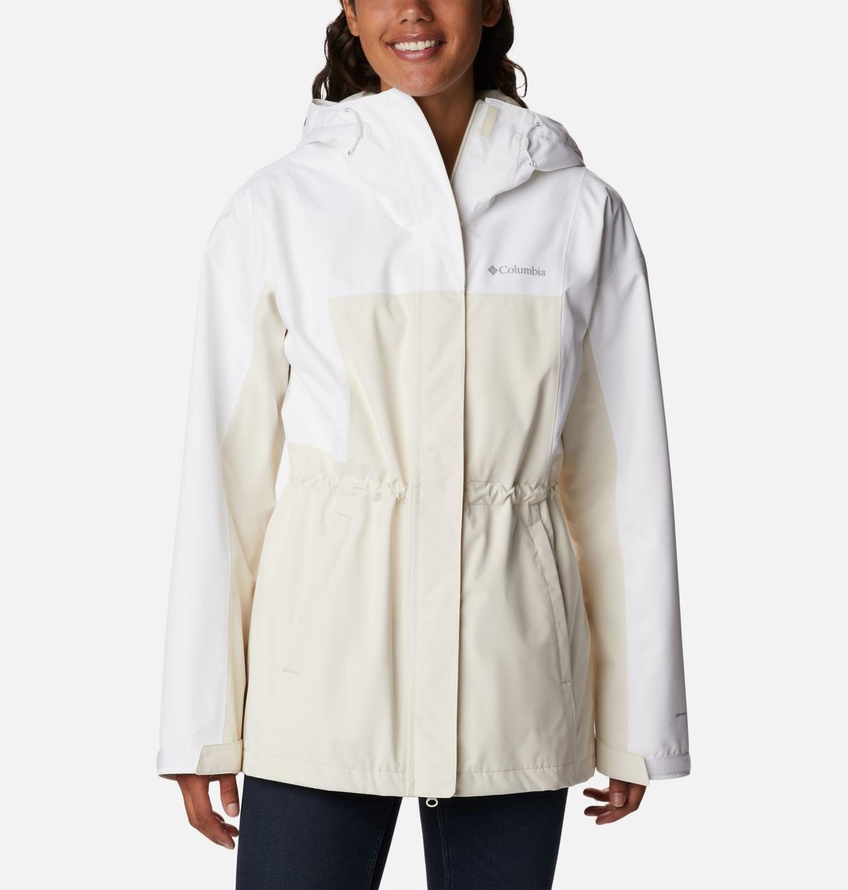 Куртка мембранная женская Columbia Hikebound Jacket 2034721-191 бежевый/белый - фото 1 - id-p212052164