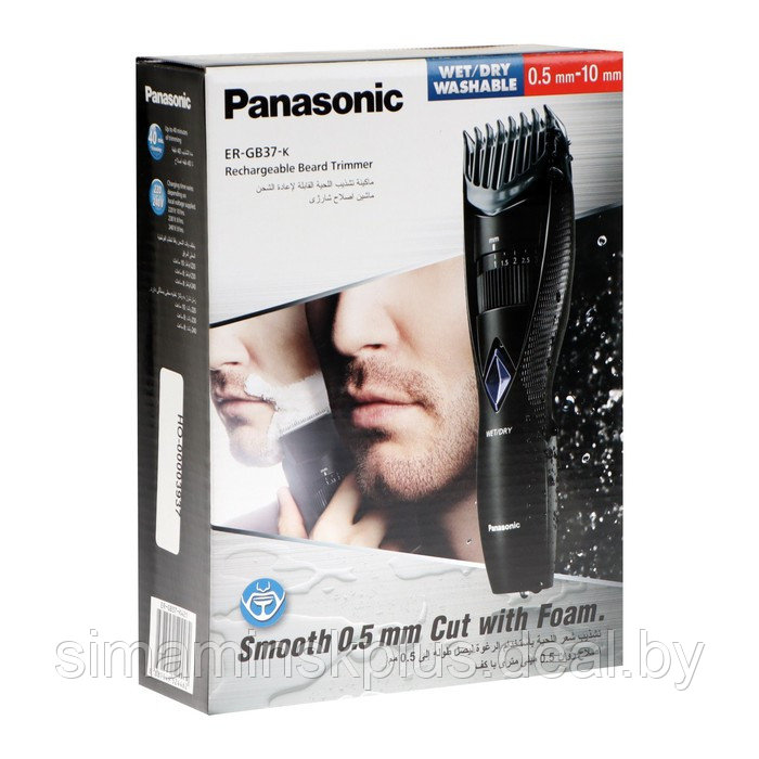 Триммер для волос PANASONIC ER-GB37-K421, 1-.10 мм, АКБ - фото 3 - id-p212124295