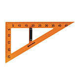 Набор чертежный для классной доски BRAUBERG: 2 треугольника, транспортир, циркуль, линейка 100 см, фото 6