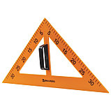 Набор чертежный для классной доски BRAUBERG: 2 треугольника, транспортир, циркуль, линейка 100 см, фото 8