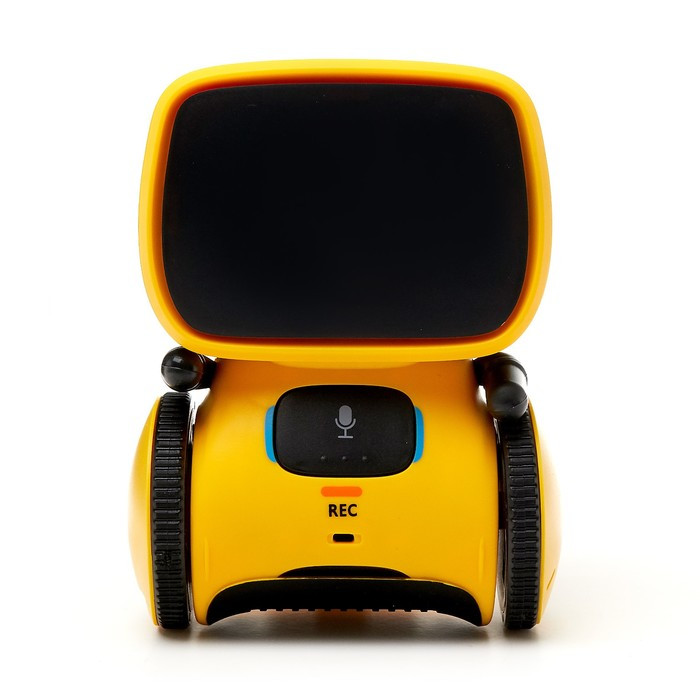 Робот интерактивный «Милый робот», световые и звуковые эффекты, русская озвучка, цвет жёлтый - фото 2 - id-p212125002