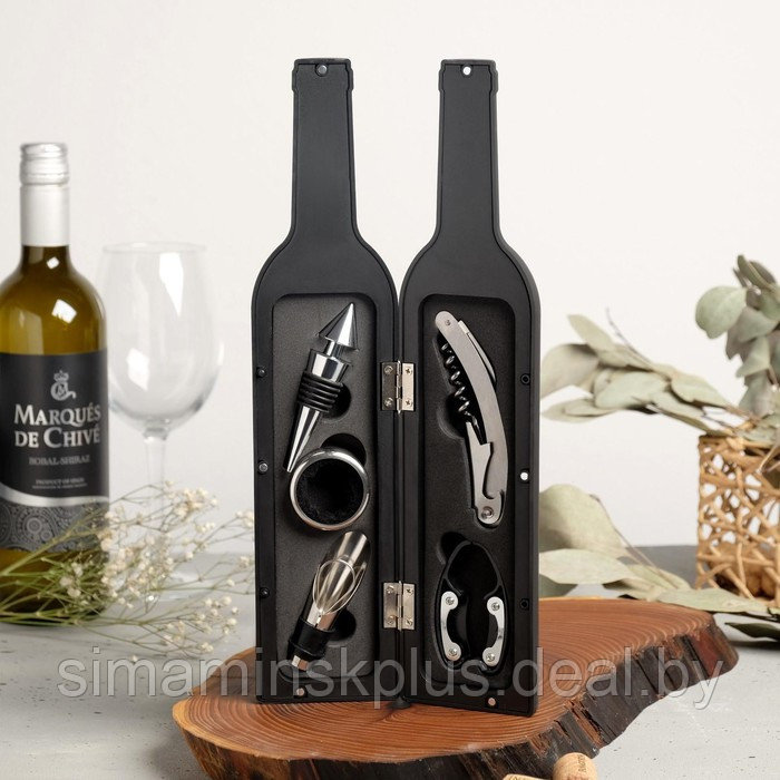 Подарочный набор для вина "Для ценителей", 32,5 х 7 см - фото 3 - id-p212126021