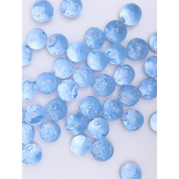 Стеклянные шарики (эрклез) "Рецепты Дедушки Никиты", фр 20 мм, Голубые, 1 кг - фото 3 - id-p212125702