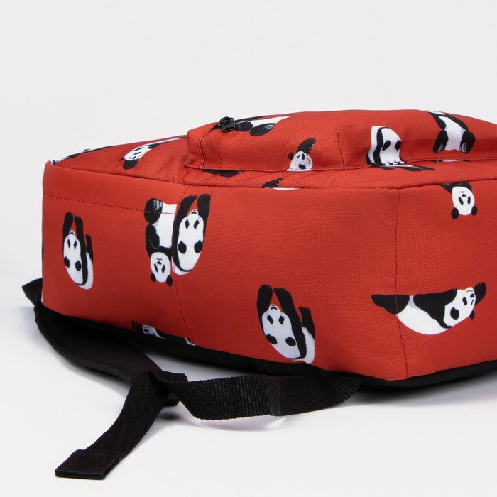 Рюкзак на молнии, цвет красный - фото 3 - id-p212126419