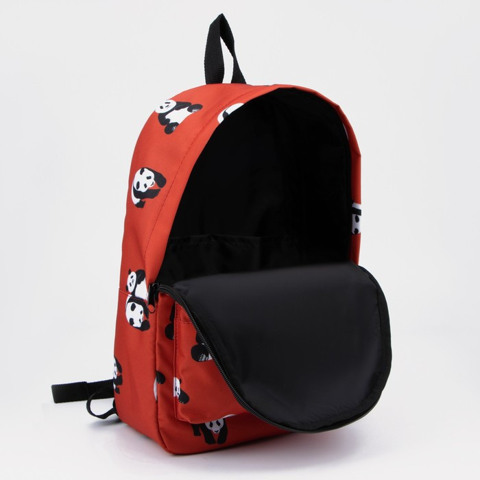 Рюкзак на молнии, цвет красный - фото 4 - id-p212126419