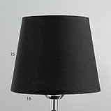 Настольная лампа "Мопс" Е27 40Вт черный 20х21х59см, фото 4
