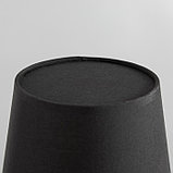 Настольная лампа "Мопс" Е27 40Вт черный 20х21х59см, фото 5