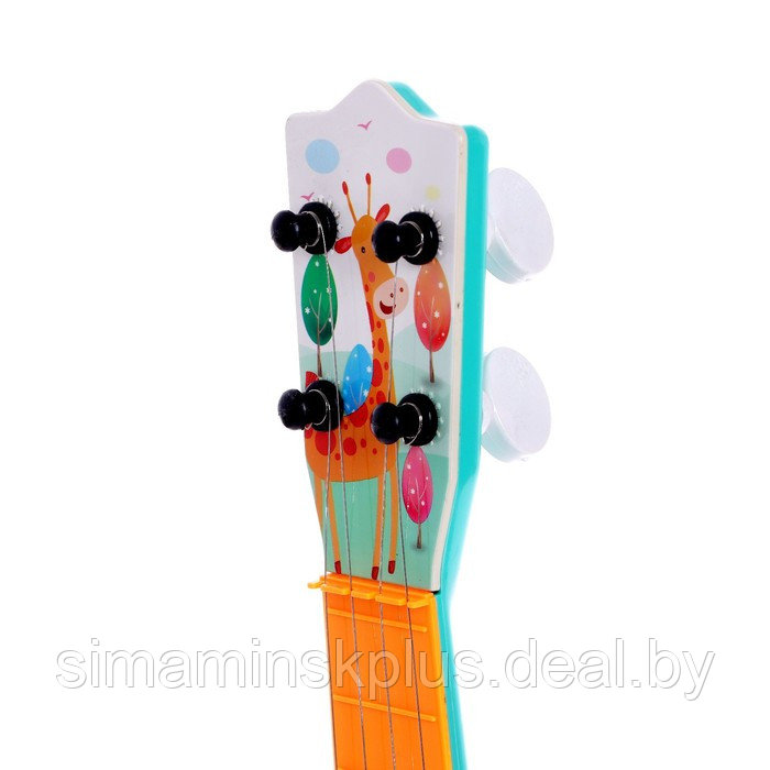 Музыкальная игрушка-гитара «Зоопарк», цвета МИКС - фото 7 - id-p212132706