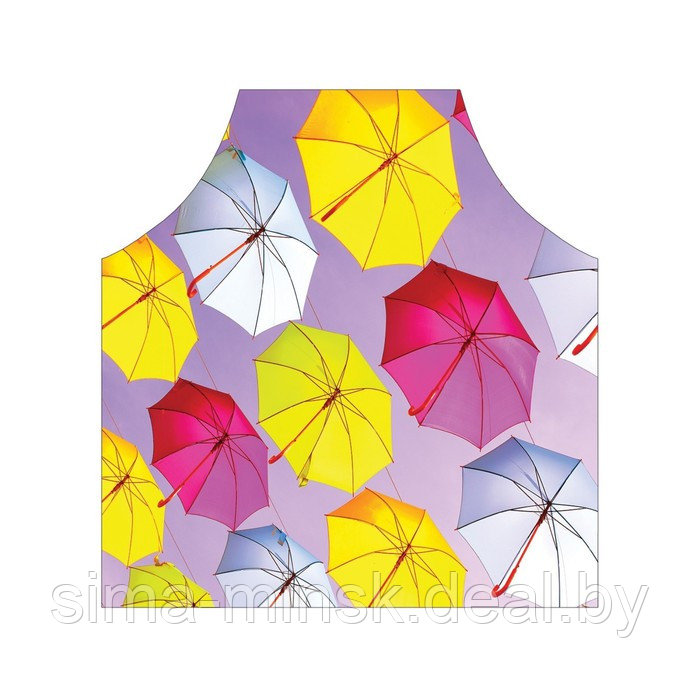 Фартук «Зонты», размер 65 х 65 см, оксфорд - фото 3 - id-p212133126