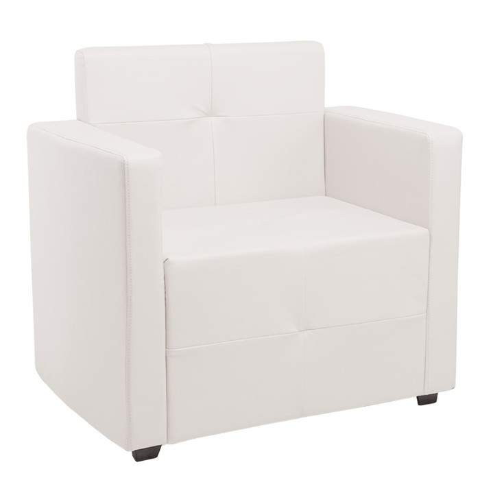 Кресло "Ситено", белый экокожа - фото 1 - id-p212129406