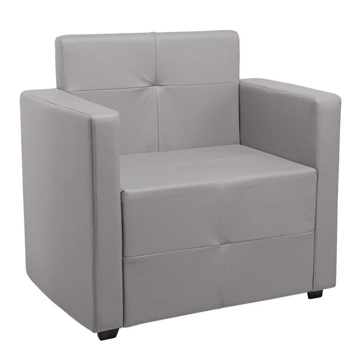 Кресло "Ситено", серый экокожа - фото 1 - id-p212129409
