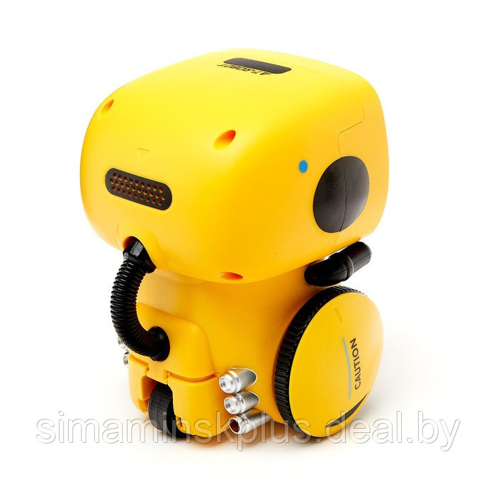 Робот интерактивный «Милый робот», световые и звуковые эффекты, русская озвучка, цвет жёлтый - фото 3 - id-p212133051