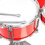 Барабанная установка «Джаз», 5 барабанов, тарелка, палочки, фото 2
