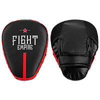 Лапа боксёрская FIGHT EMPIRE PRO, 1 шт., цвет чёрный/красный