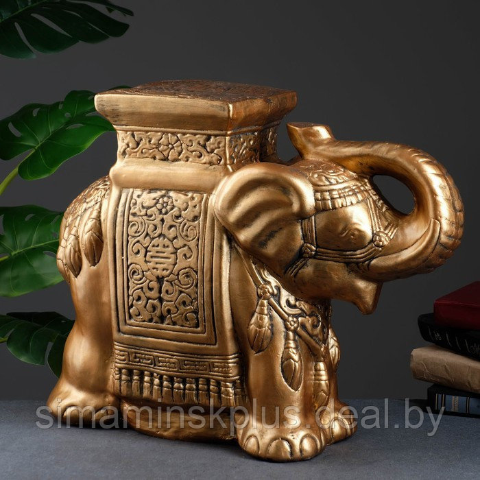 Фигура - подставка "Слон" бронза, 21х54х43см - фото 1 - id-p212127082