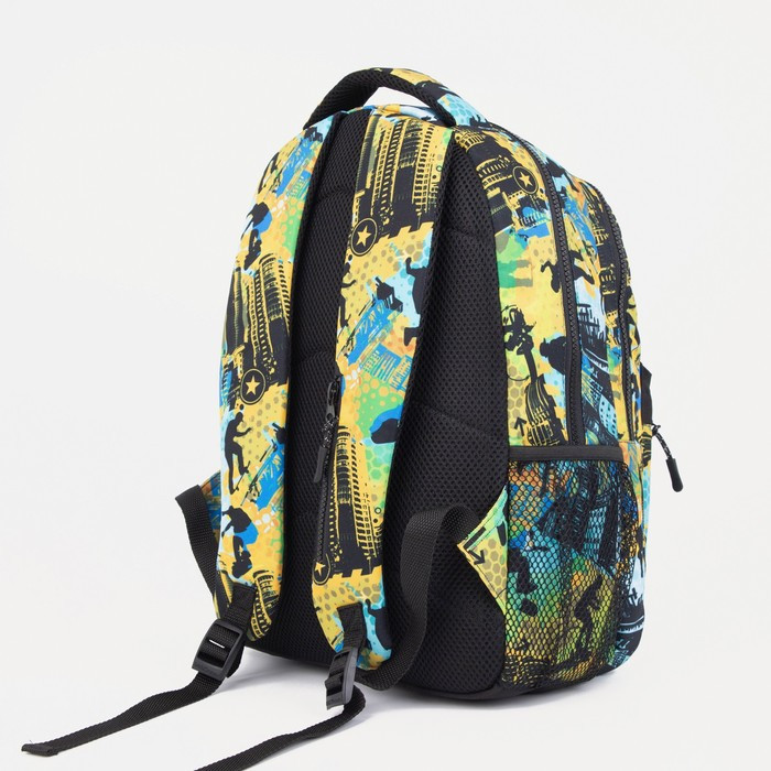 Рюкзак на молнии, цвет разноцветный - фото 2 - id-p212126681