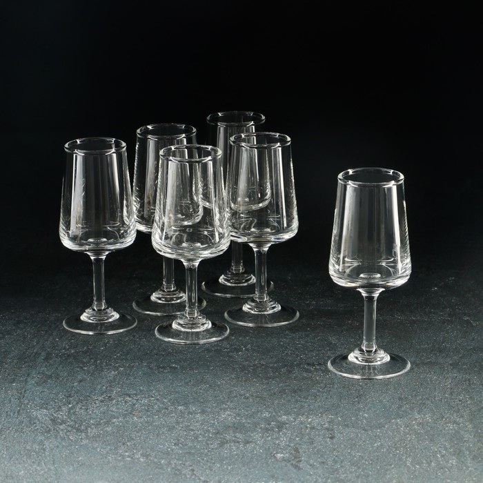 Набор рюмок Sherry glass set, стеклянный, 50 мл, 6 шт - фото 1 - id-p212133992