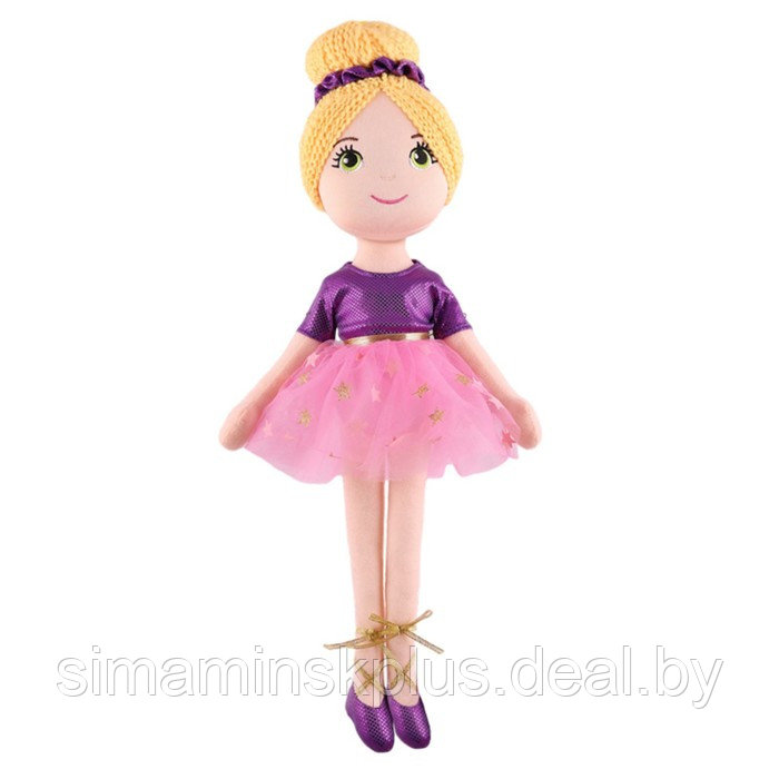 Мягкая кукла «Балерина София в фиолетовом платье», 40 см - фото 1 - id-p212132172