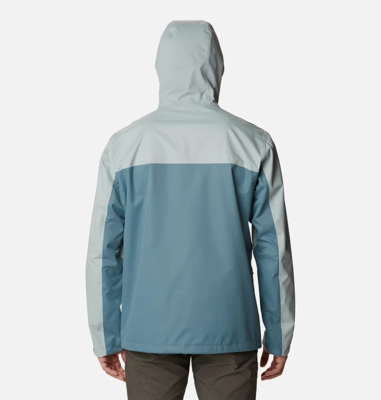 Куртка мембранная мужская Columbia Hikebound Jacket зеленый/серый - фото 3 - id-p212052236