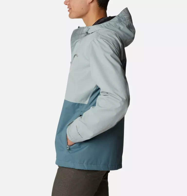 Куртка мембранная мужская Columbia Hikebound Jacket зеленый/серый - фото 4 - id-p212052237