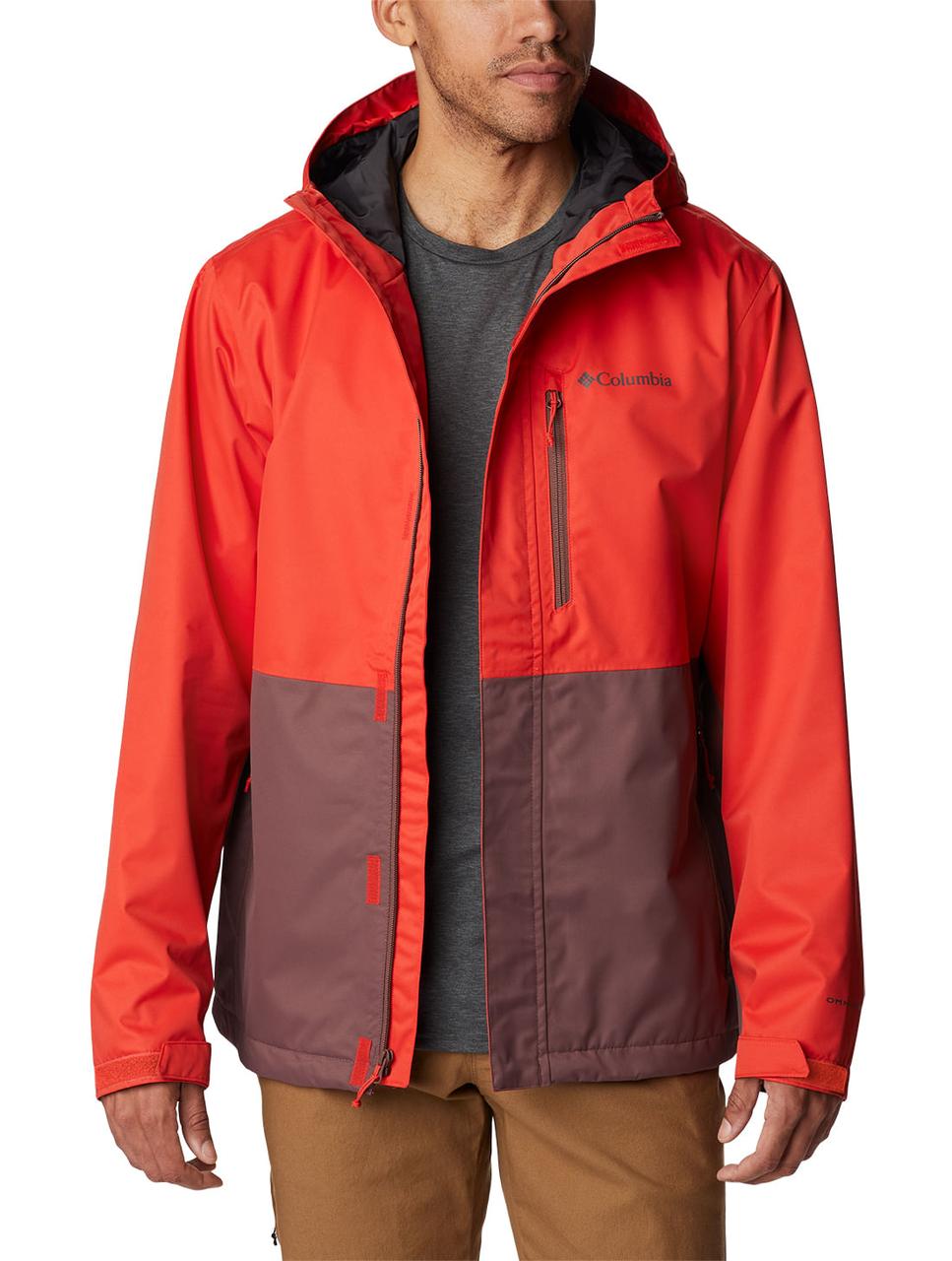 Куртка мембранная мужская Columbia Hikebound Jacket темно-оранжевый - фото 3 - id-p212052240