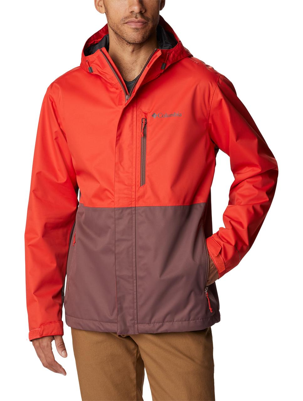 Куртка мембранная мужская Columbia Hikebound Jacket темно-оранжевый - фото 1 - id-p212052241