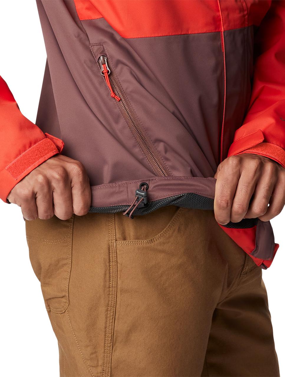 Куртка мембранная мужская Columbia Hikebound Jacket темно-оранжевый - фото 5 - id-p212052241
