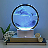 Лампа- ночник "Зыбучий песок" с 3D эффектом Desk Lamp (RGB -подсветка, 7 цветов) / Песочная картина, фото 7