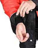 Костюм СИРИУС-НОРД ДВ зимний, куртка и полукомбинезон, черный с красным и СОП, фото 10