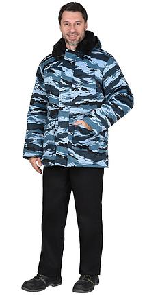 Куртка СИРИУС-БЕЗОПАСНОСТЬ зимняя удлиненная КМФ ОМОН, фото 2