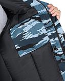 Куртка СИРИУС-БЕЗОПАСНОСТЬ зимняя удлиненная КМФ ОМОН, фото 5