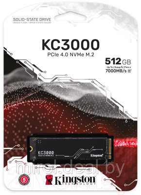 SSD диск Kingston KC3000 512GB NVMe M.2 (SKC3000S/512G) - фото 3 - id-p212147312