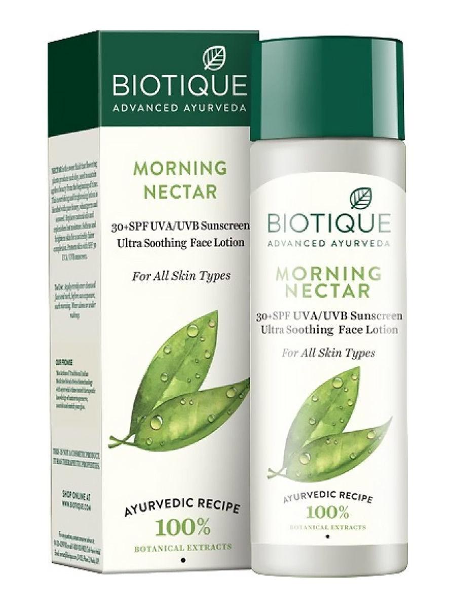 Лосьон УТРЕННИЙ НЕКТАР для лица и тела увлажняющий Biotique Bio Morning Nectar, 120 мл