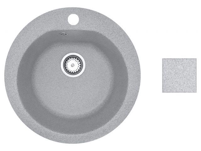 Мойка кухонная из искусственного камня GOLD серый 505х505 мм, AV Engineering - фото 1 - id-p212152172