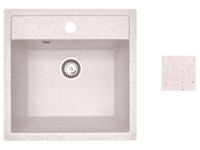 Мойка кухонная из искусственного камня STAR песочный 510х505 мм, AV Engineering - фото 1 - id-p212152174
