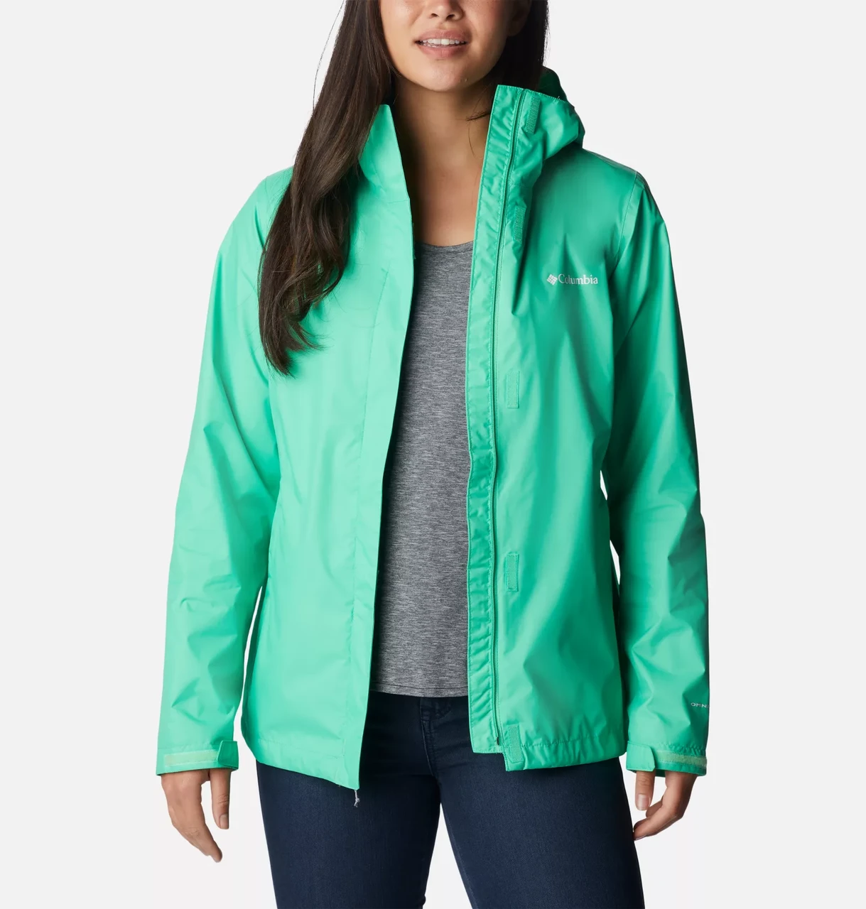 Куртка мембранная женская Columbia Arcadia II 1534111-378 зеленый - фото 7 - id-p212052141