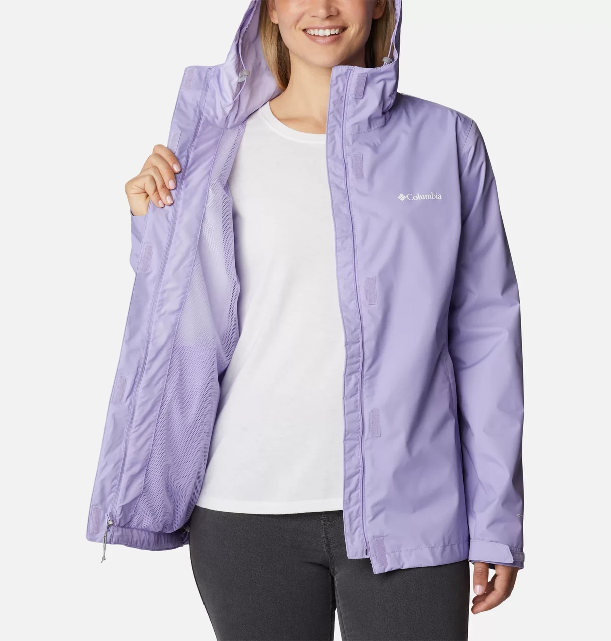 Куртка мембранная женская Columbia Arcadia II 1534111-535 фиолетовый - фото 5 - id-p212052151