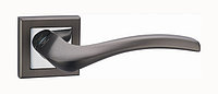 Ручка дверная Фьюджи КВ. A1430E8 (LOCKit) (MBNB/PC)