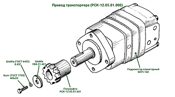 Шайба (ГОСТ 6402) 8.65Г к кормораздатчику РСК-12 "БелМикс"