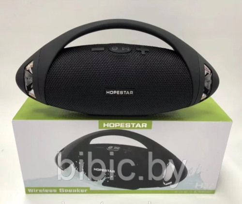 Портативная колонка Hopestar H37, мощная беспроводная bluetooth акустическая система блютуз, аналог JBL - фото 5 - id-p212186702