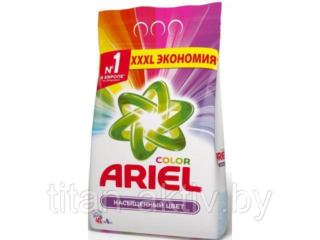 Стиральный порошок Ariel автомат Color 6 кг - фото 1 - id-p212163145