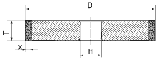 Круг алмазный 1A1 150 20 5 32 АС4 125/100 НЕТ 100% В2-01, фото 4