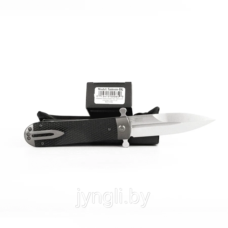 Нож Adimanti Samson by Ganzo (Brutalica design), черный - фото 7 - id-p212203876