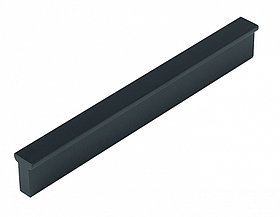 Ручка мебельная JET 709 накладная м.ц.160мм L 180мм,алюминий мат.черный R709A.160BLZ99