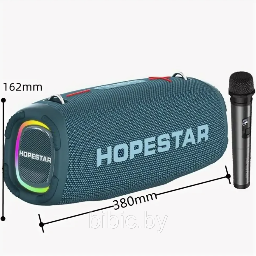 Портативная колонка Hopestar A6 Max. Мощная беспроводная bluetooth акустическая система блютуз, аналог JBL - фото 7 - id-p212205302