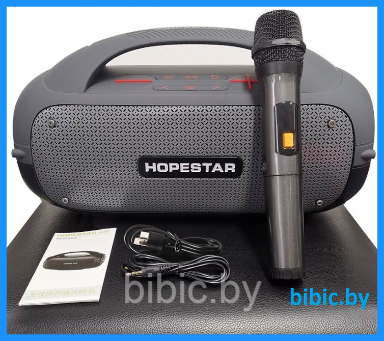 Портативная колонка Hopestar A50 Party. Мощная беспроводная bluetooth акустическая система блютуз, аналог JBL