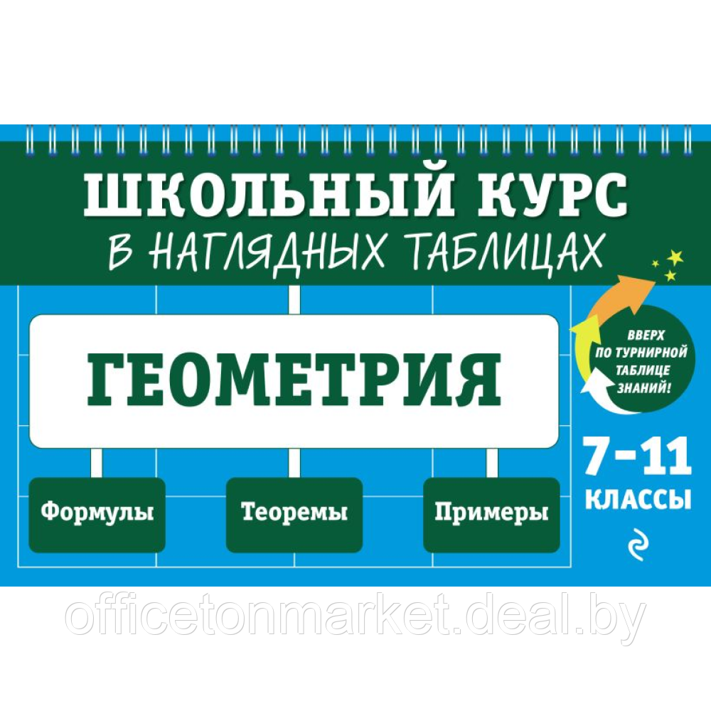 Книга "Школьный курс в наглядных таблицах. Геометрия: 7-11 классы", Колесникова Т. - фото 1 - id-p212220825