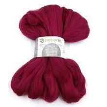 Шерсть для валяния полутонкая 50г ("Пехорский текстиль") 175-Винный