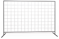 ОЦИНКОВАННАЯ секция 2000мм*3000мм строительного ограждения с опорами